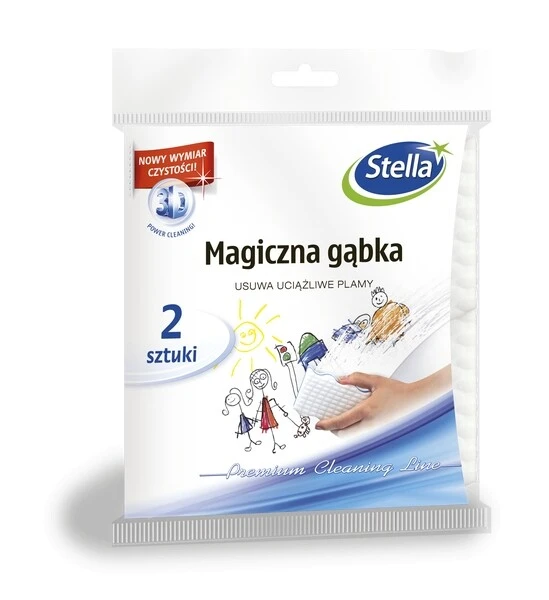 Magiczna gąbka 3D do usuwania plam 2 szt. STELLA