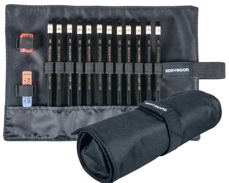 Zestaw ołówków KOH-I-NOOR TOISON 8B-2H 12szt ETUI