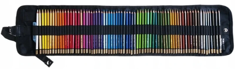 Kredki akwarelowe Mondeluz 72 w czarnym piórniku