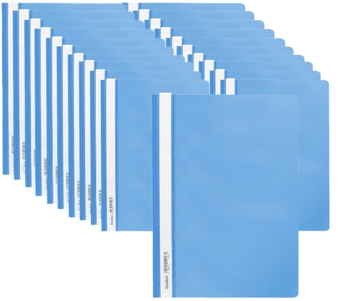 Skoroszyt PP miękki A4 niebieski Biurfol 20 sztuk