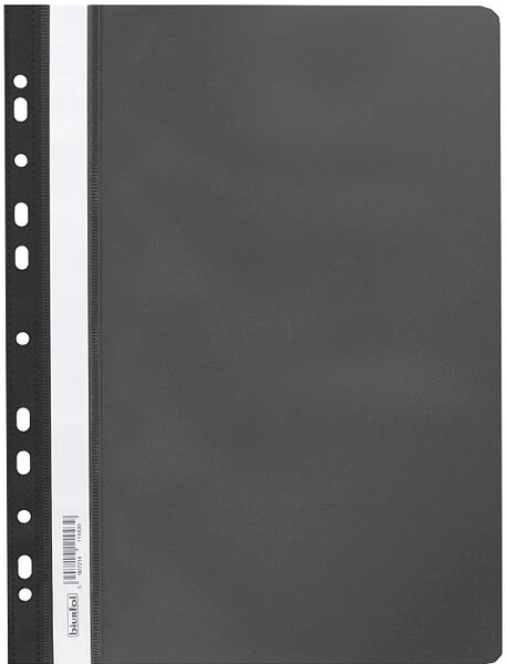 Skoroszyt miękki zawieszany PP czarny BIURFOL 20 szt