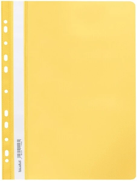Skoroszyt miękki zawieszany PP żółty BIURFOL 20 szt