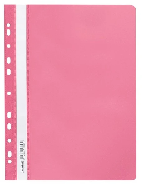 Skoroszyt miękki zawieszany PP różowy BIURFOL 20 szt