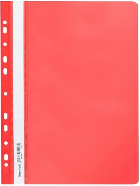 Skoroszyt miękki zawieszany PP czerwony BIURFOL 20 szt