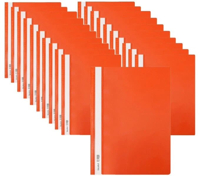 Skoroszyt twardy A4 pomarańczowy BIURFOL 20 sztuk
