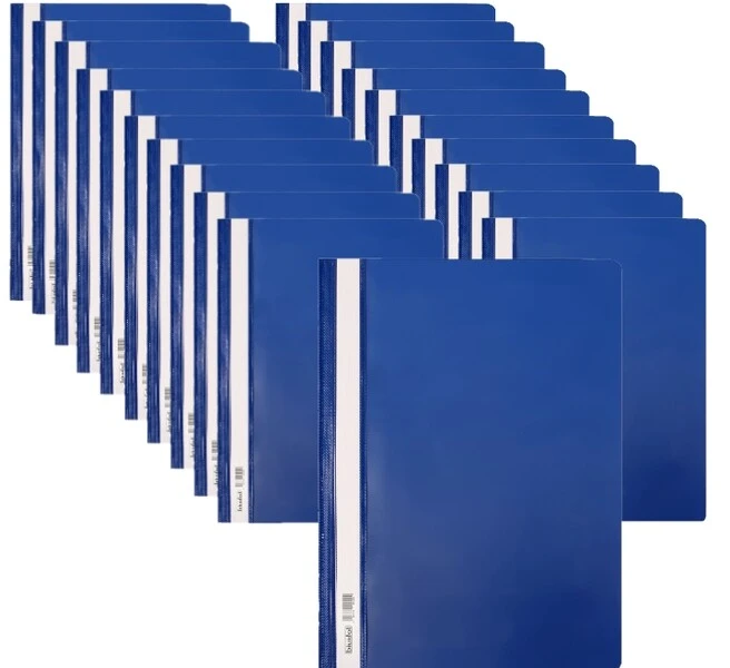 Skoroszyt twardy A4 granatowy BIURFOL 20 sztuk