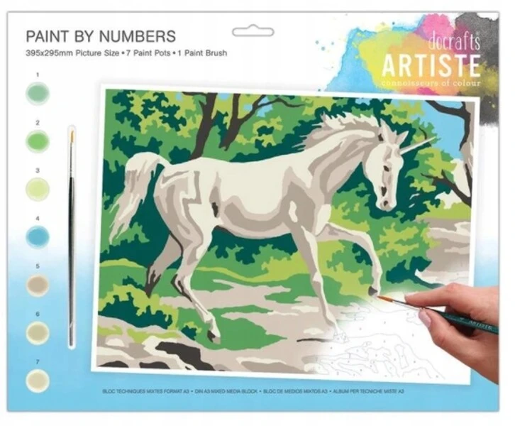 Duży zestaw do malowania Artiste Jednorożec