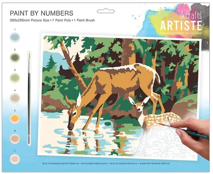 Duży zestaw do malowania Artiste Jeleń