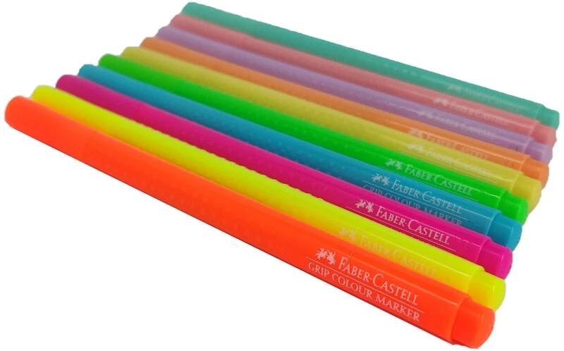 Flamastry Faber-Castell Neon + Pastel 10 kol.