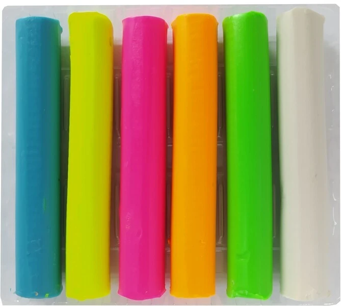 Plastelina Astra Fluorescencyjna 6 kolorów