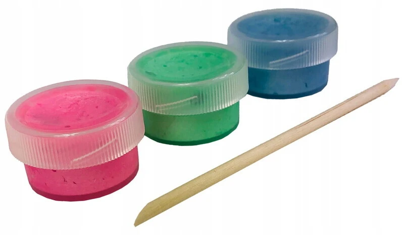 Masa Porcelanowa Astra z farbami perłowymi 3 kol.