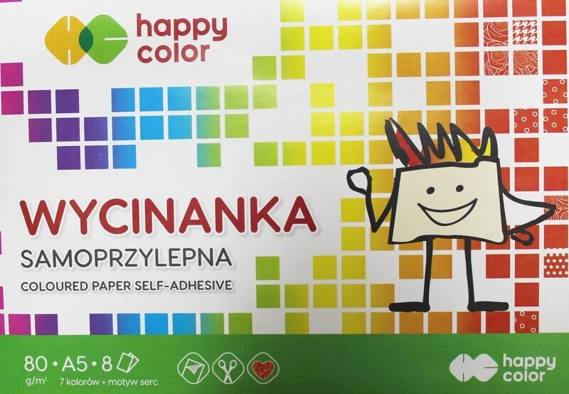 Zeszyt papierów samoprzylepnych A5/7 kol + motyw GDD