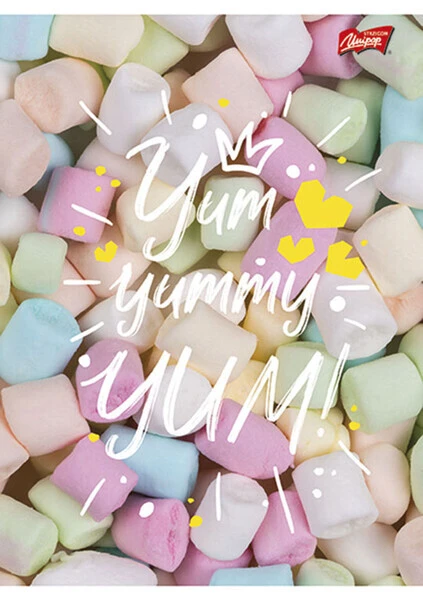 Zeszyt laminowany A5 32k szeroka linia Unipap Girls