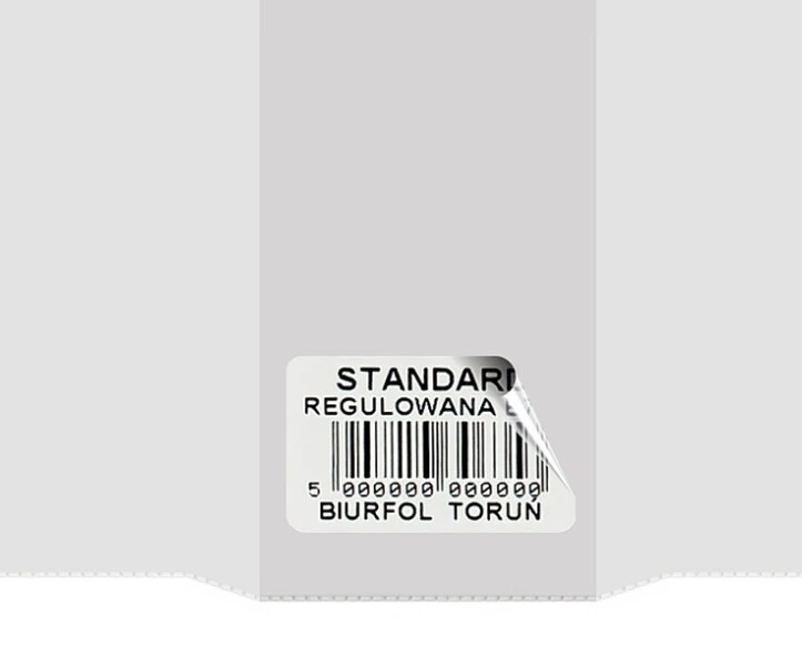 Okładka A4 regulowana 30,3x40,8-44 BIURFOL 1 szt Bezbarwna