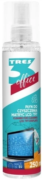 Płyn do czyszczenia matryc ekranów LCD/TFT Tres 250ml ze ścierką
