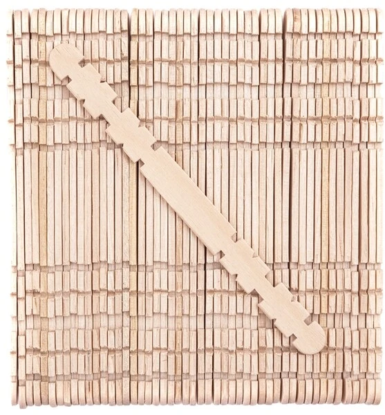 Patyczki kreatywne konstrukcyjne, 50 szt. naturalne