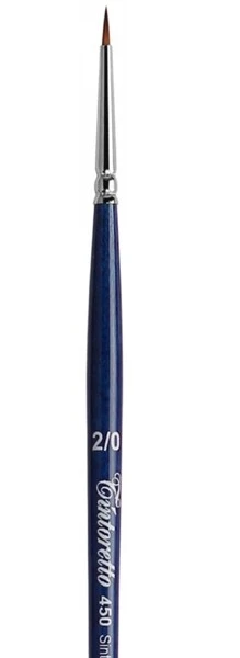 Pędzel okrągły syntetyczny Bronzo 450/2/0 Tintoretto