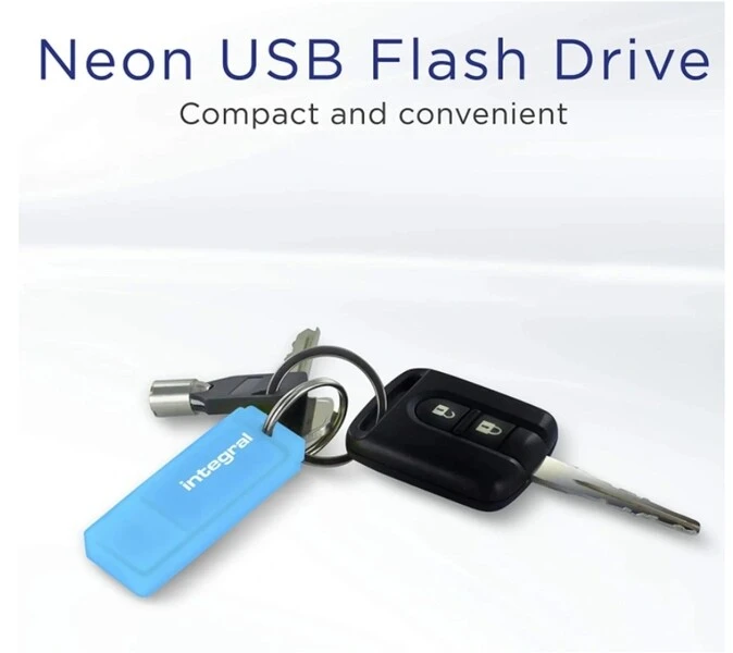 Pendrive Integral USB 32GB Blue NEON do kluczy