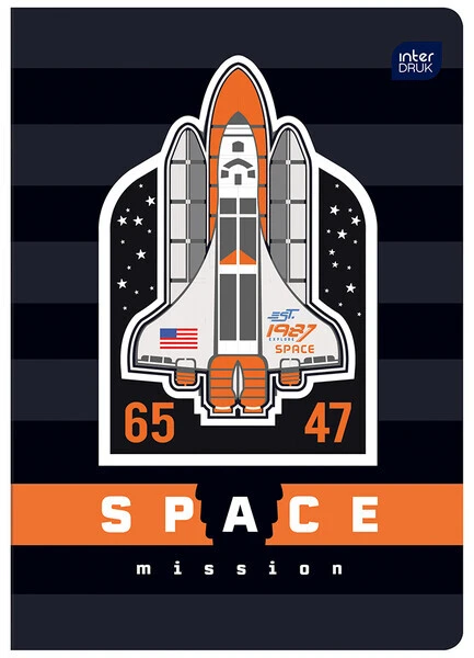 Zeszyt A5 16k 3 linia kolor INTERDRUK Trends Boys