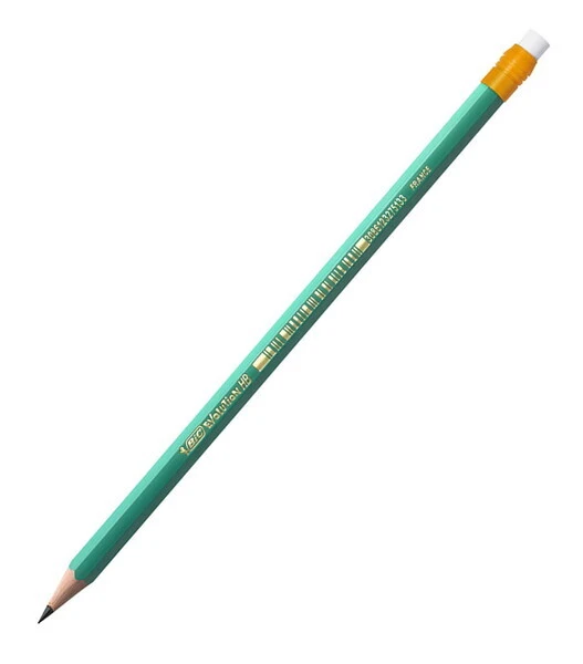 Ołówek elastyczny Bic Evolution z gumką HB 3 sztuki