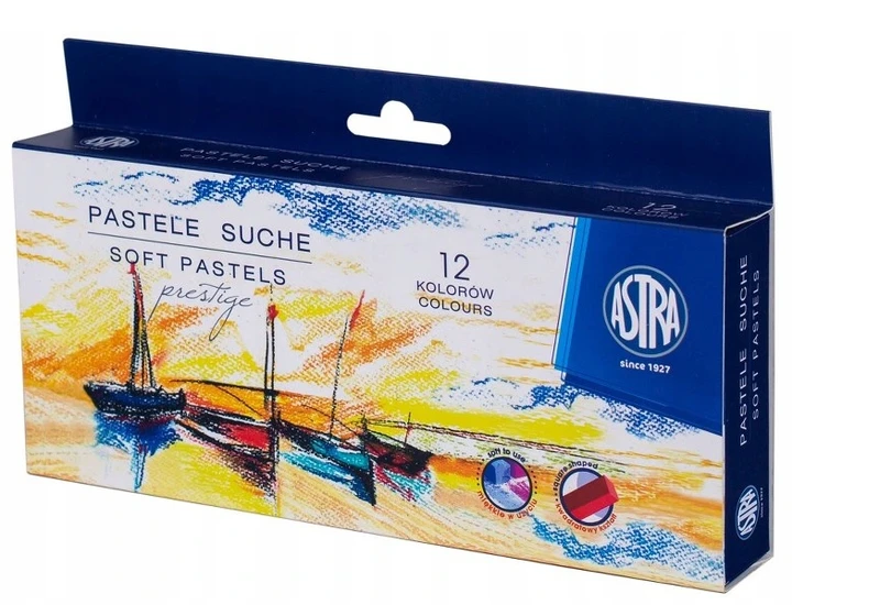 Pastele suche Astra Prestige 12 kolorów