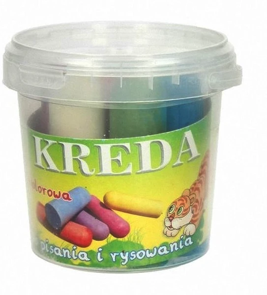 Kreda chodnikowa kolor M4 Mar-Bor wiaderko 7 sztuk