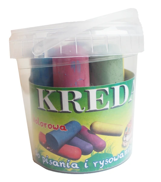 Kreda chodnikowa kolor M4 Mar-Bor wiaderko 7 sztuk