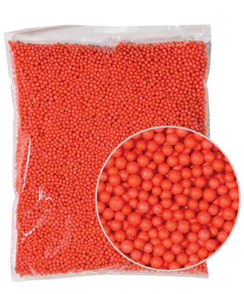 Kulki styropianowe 4 mm 10 g czerwone