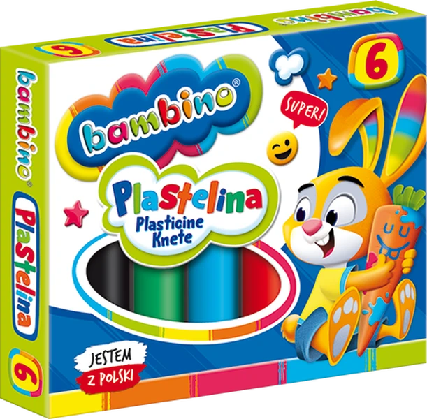 Plastelina BAMBINO 6 kolorów
