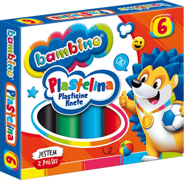 Plastelina BAMBINO 6 kolorów