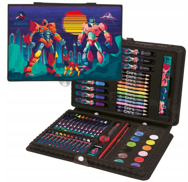 Zestaw artystyczny 71 elementów Roboty 10
