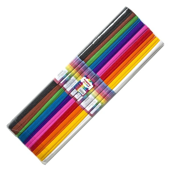 Bibuła HAPPY 50x200 10 MIXA kol marszczona