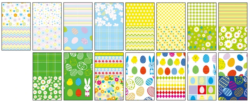 Blok z motywem kolorowy Deco spring A4 80g 15k