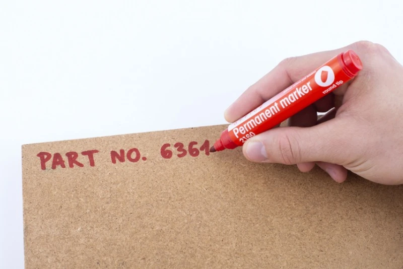 Marker permanentny D.rect 2160 okrągły 4 kolory