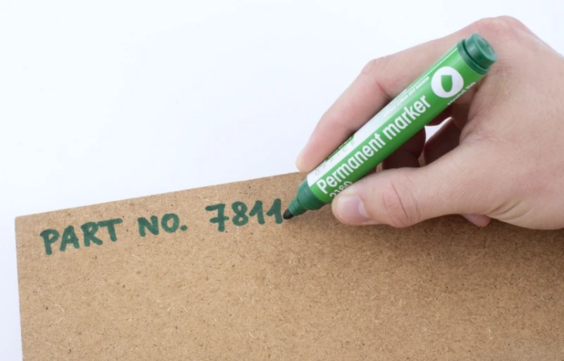 Marker D.Rect 2160 okr. permanentny Zielony 12 sztuk