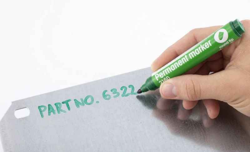 Marker D.Rect 2160 okr. permanentny Zielony 12 sztuk