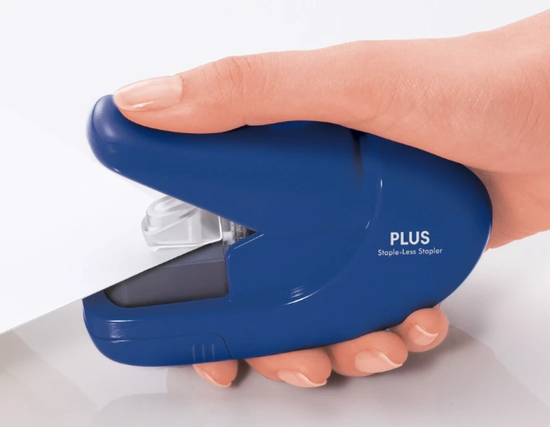 Zszywacz Bezzszywkowy PLUS Staple-Free do 5 kartek Blue