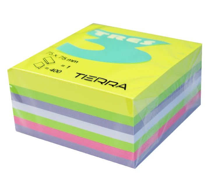 Karteczki samoprzylepne 75x75 400szt Tierra Summer