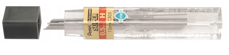 Grafity wkłady do ołówków PENTEL 0,5 H