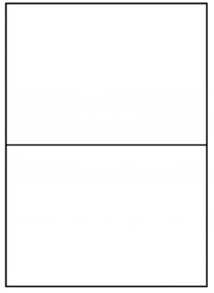 Etykiety samoprzylepne A4 Dalpo 210x148 mm (podział 2szt) 1000 ark.