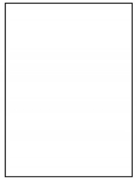 Etykiety samoprzylepne A4 Dalpo 210x297 mm (podział 1szt) 1000 ark