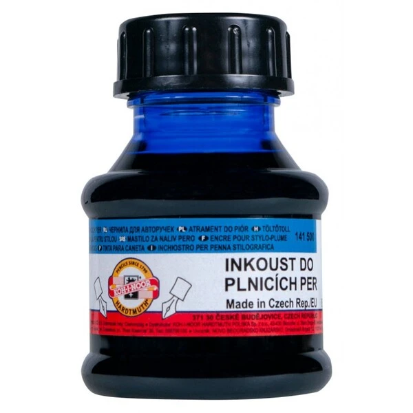 Atrament tusz do pióra Koh-I-Noor 50g Niebieski