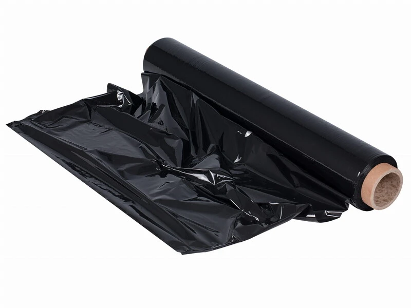 Folia stretch 50cm 2,15kg netto 2,50kg brutto CZARNA