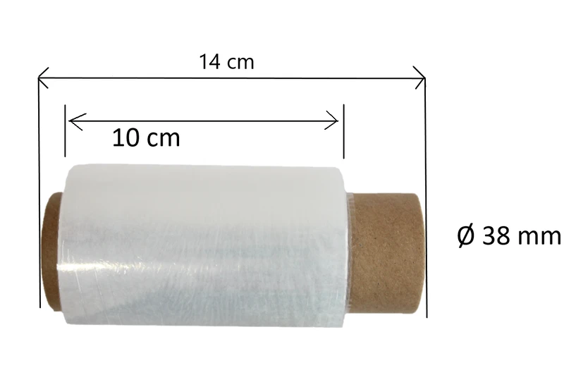 Folia stretch Mini Rap 0,23 kg 10cm Transparentna