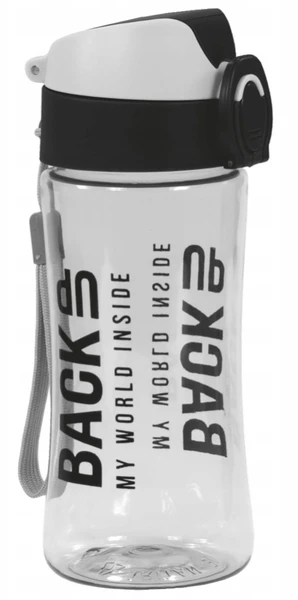 Zestaw śniadaniowy Bidon Śniadaniówka BackUp 5 Szaro/Czarny