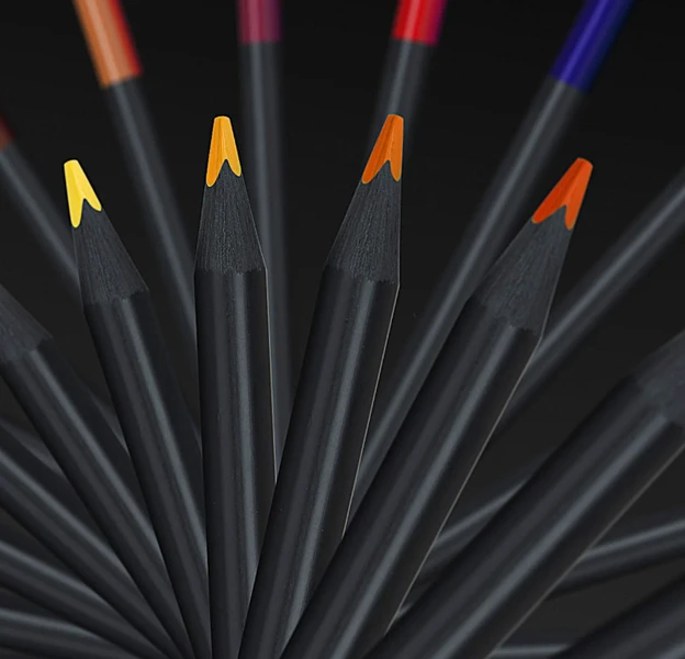 Kredki trójkątne Black Edition 24 kolorów Faber-Castell