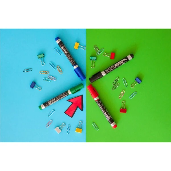 Marker permanentny ścięty MEMOBE czarny