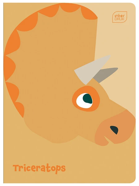 Zeszyt A5 16 3linie chłopięcy Interdruk Dinozau