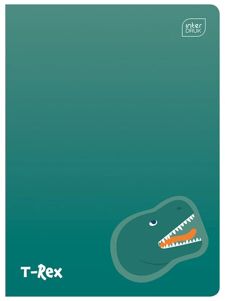 Zeszyt A5 16 3linie chłopięcy Interdruk Dinozau