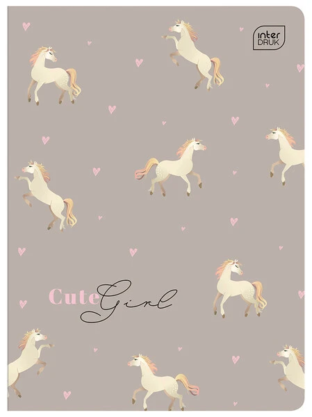 Zeszyt A5 16k kratka INTERDRUK Trends Girls